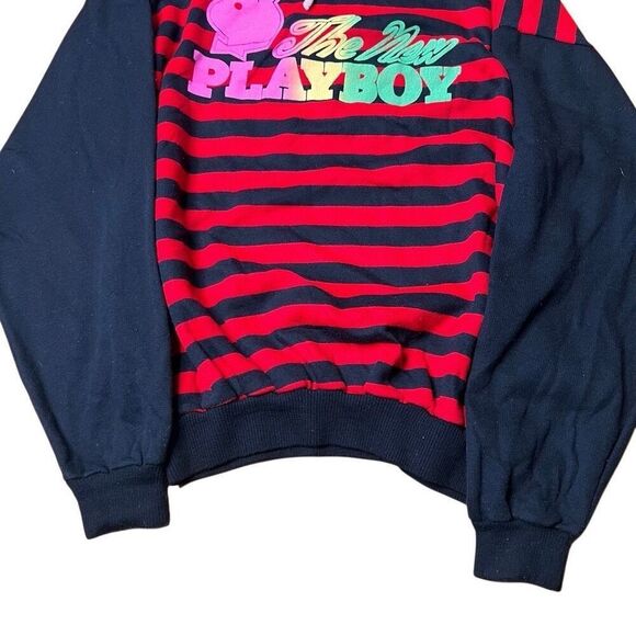 American Vintage 80s The New Playboy Bunny Promo Sweatshirt Large - Picture 3 of 6